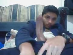 Young Indian Boy Wanking And Having Hot Cumshot